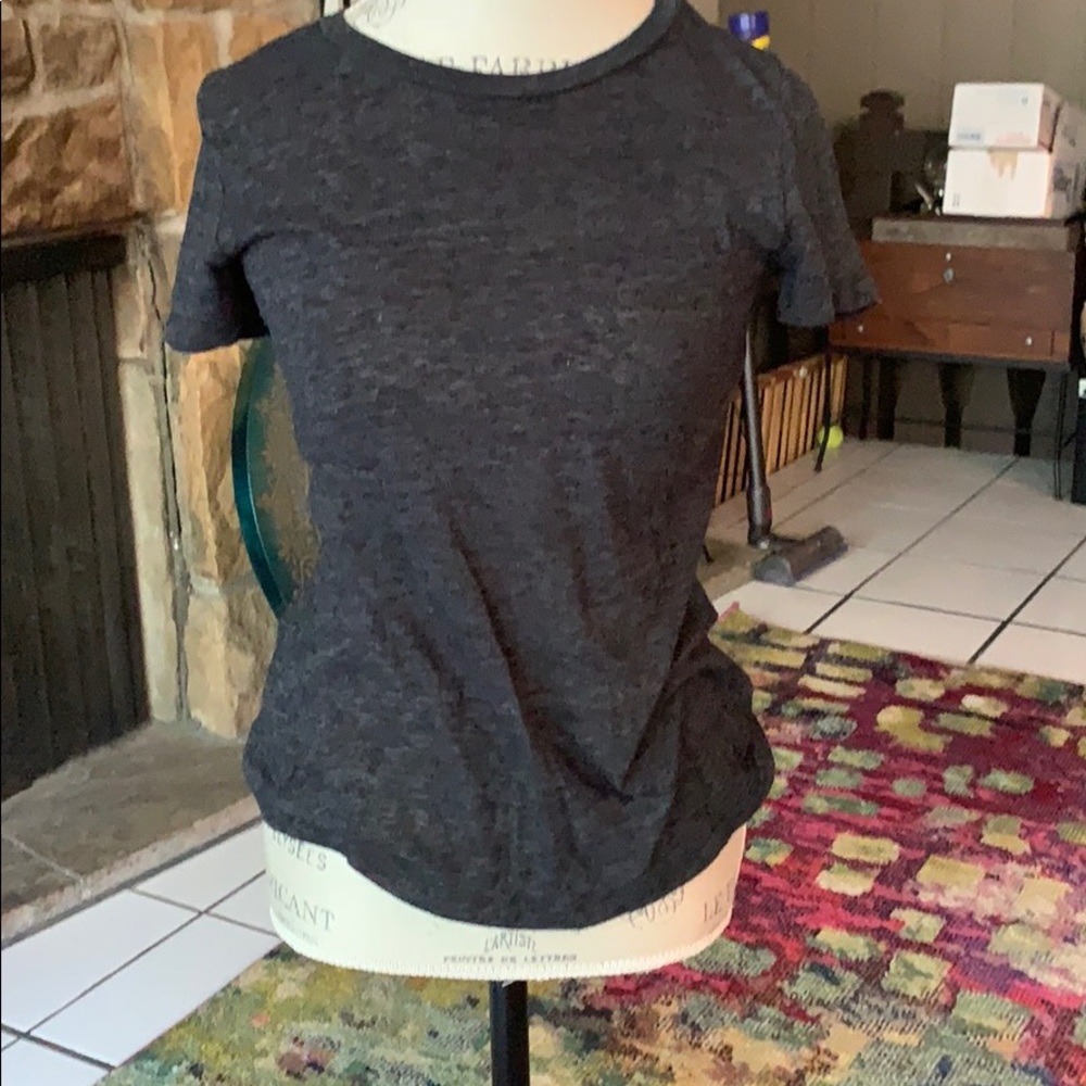 black t-shirt